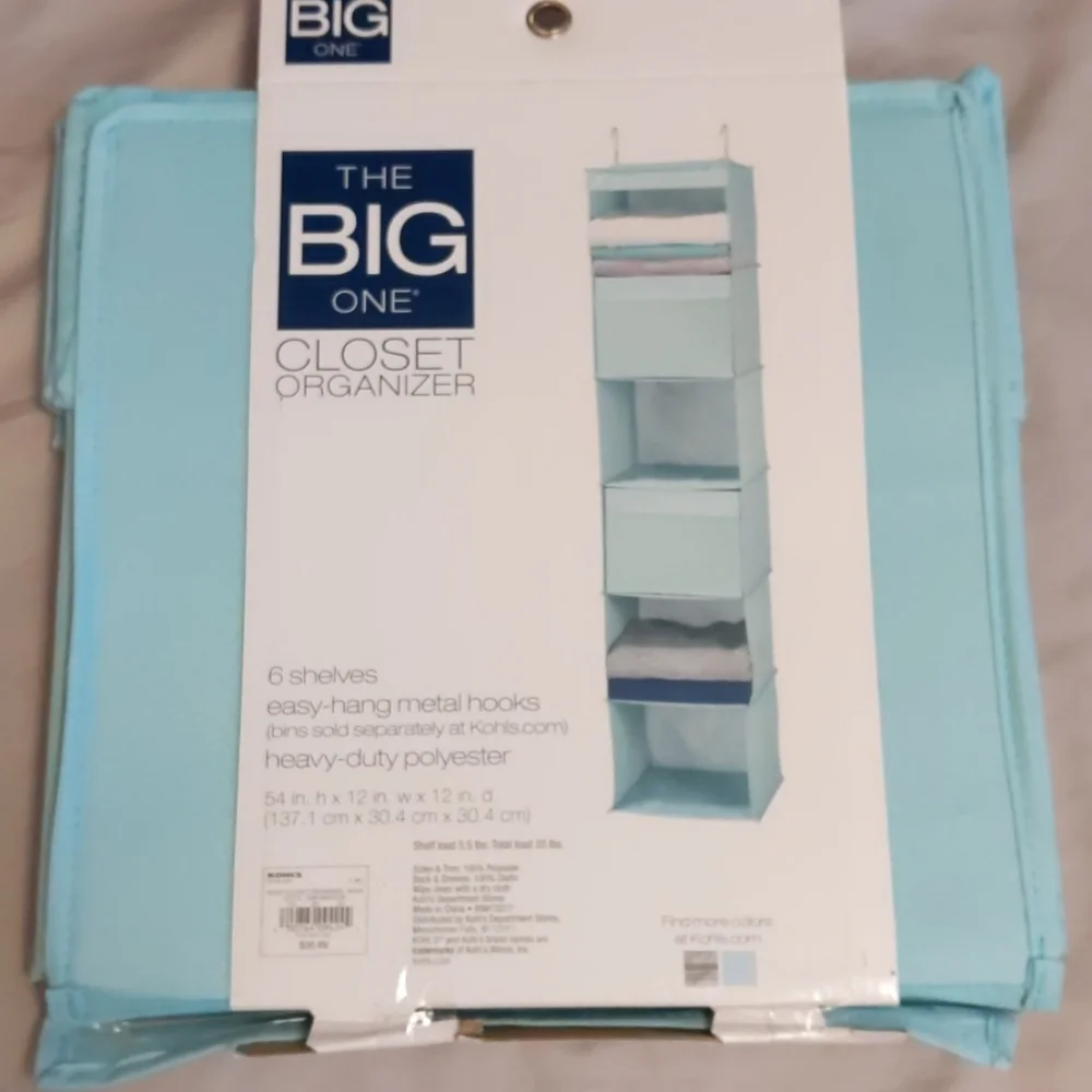 Big One 6 Shelf Hanging Closet Organizer